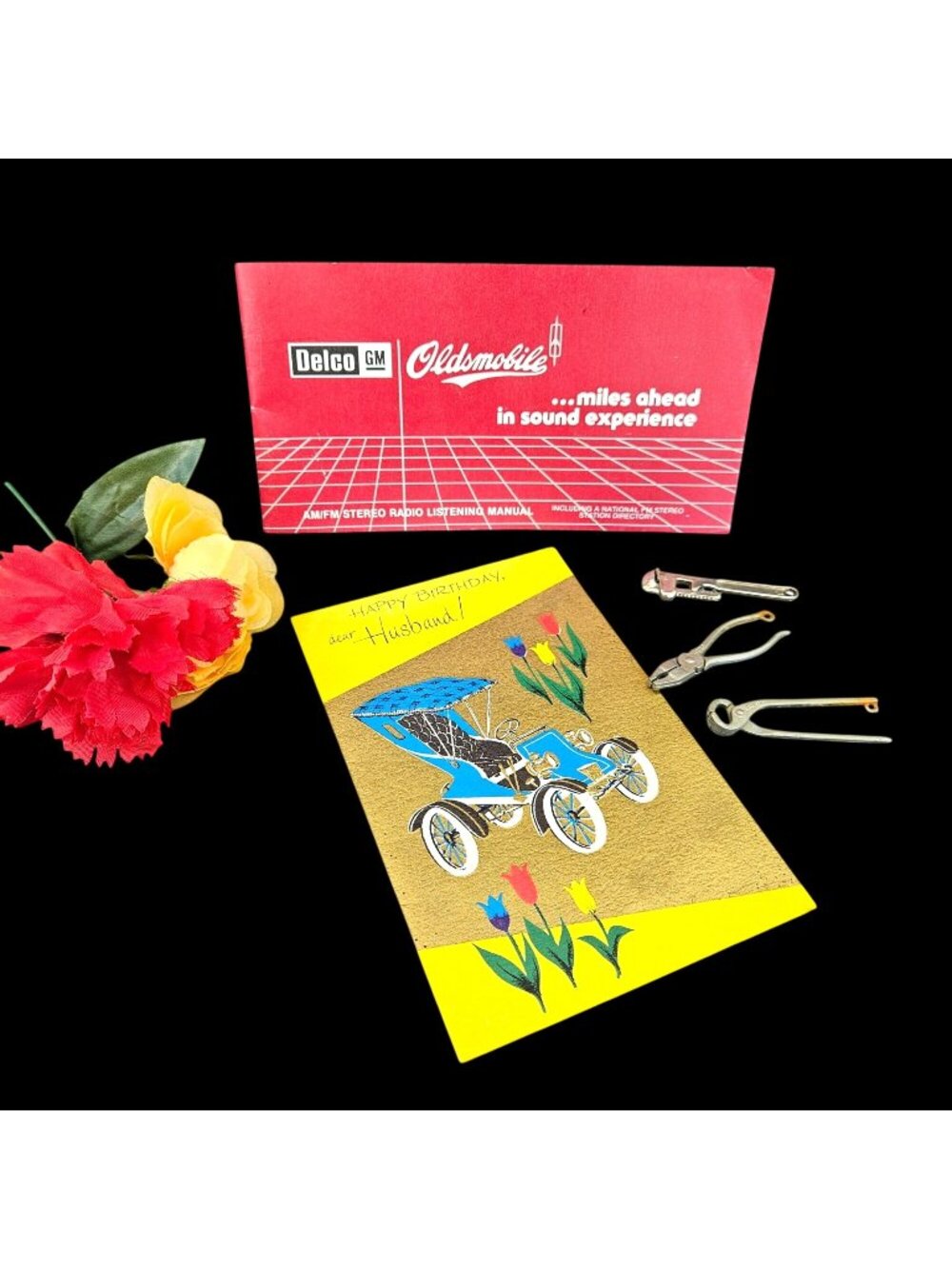 Vintage 60s-70s Gift for Him Instant Collection Oldsmobile Delco Radio Manual